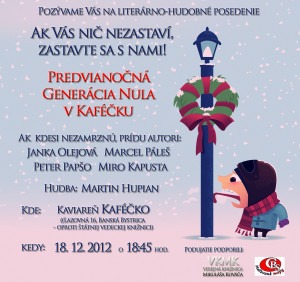 G0 v Kaféčku 18. 12. 2012